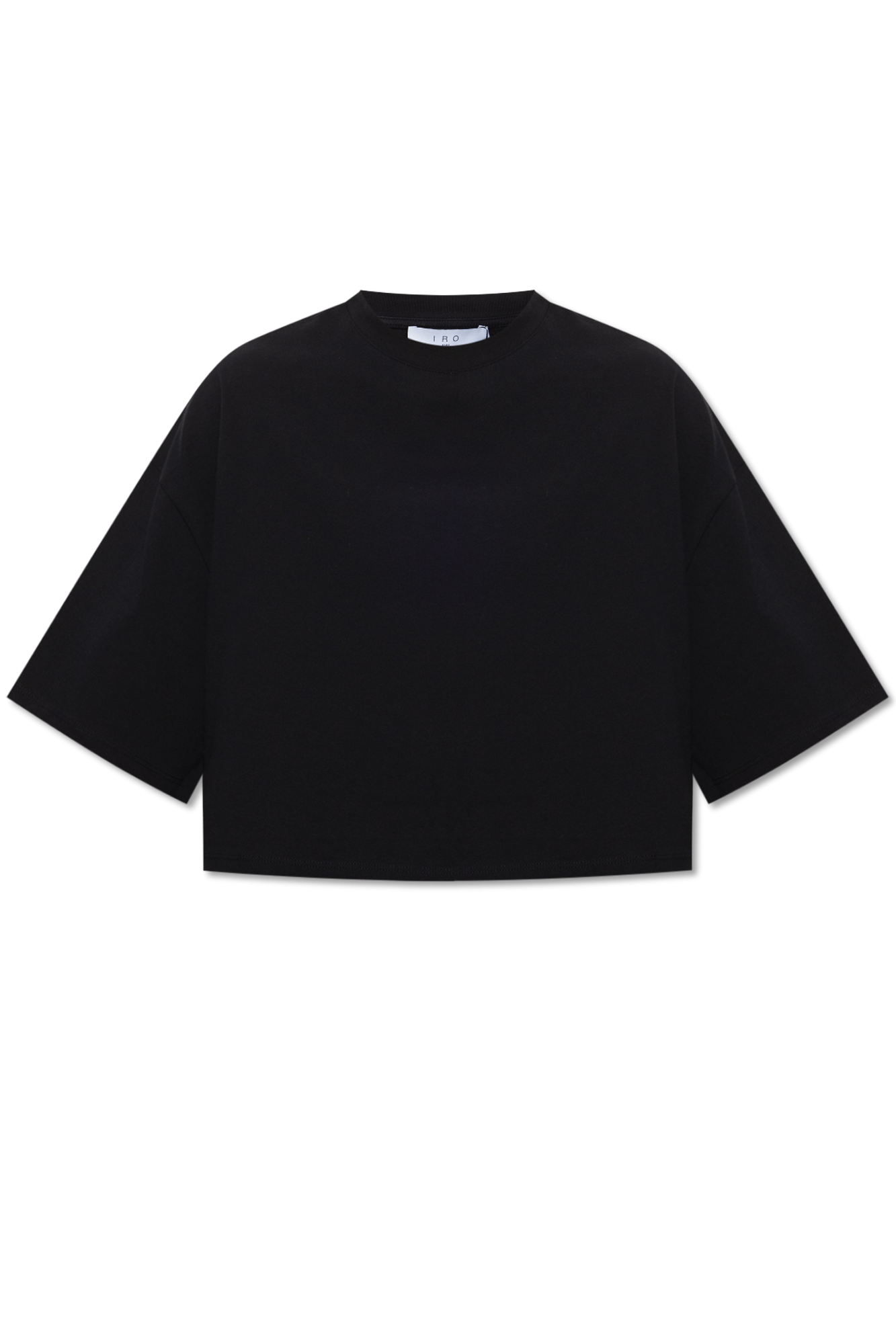 ★ason★ HOLIDAY CROPPED TSHIRT BLACK P0000BSS000A Cropped T-Shirt - Black – Hours